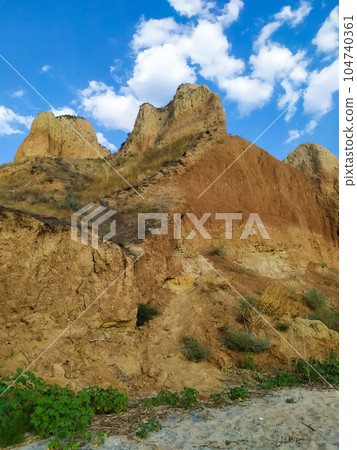Big cave canyon in the Kherson region 104740361