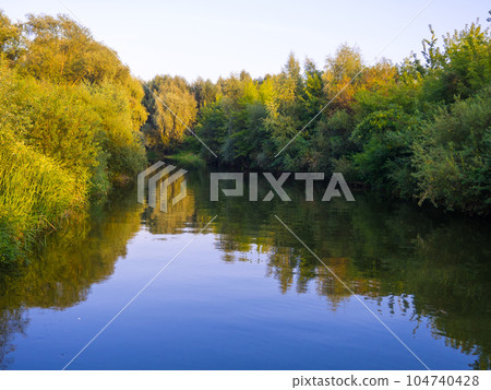 The Styr river in Lutsk, Ukraine 104740428