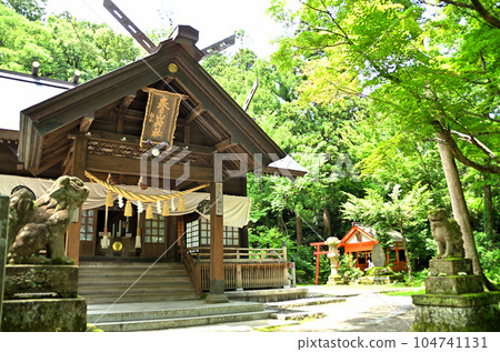 新潟縣上越市的春日山神社供奉著勝利之神 新潟縣上越市的春日山神社供奉著勝利之神 104741131