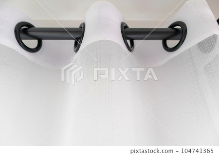 Curtain window interior decoration in living room 104741365