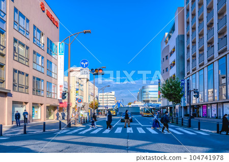 Urban scenery of Fujisawa City, Kanagawa Prefecture Shonandai Station 104741978