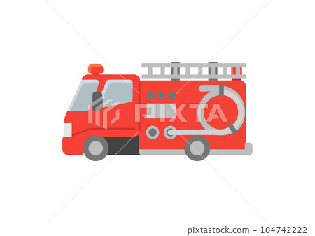 工作車/消防車插圖集 104742222
