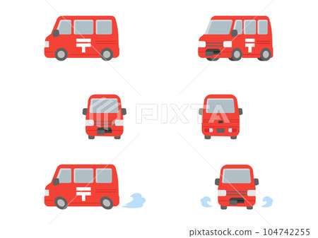 工作車/郵政車插圖集 工作車/郵政車插圖集 104742255