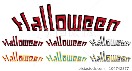 Halloween character material set 104742877
