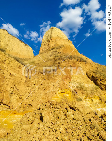 Big cave canyon in the Kherson region 104743317
