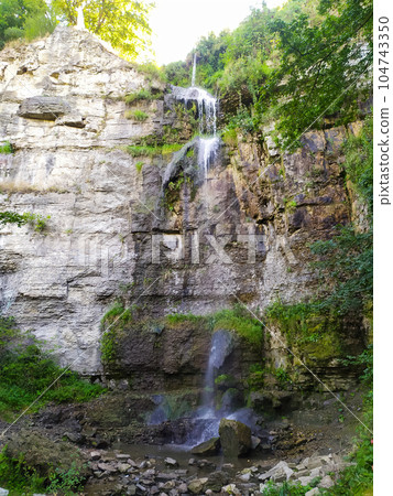 Waterfall in Kamianets-Podilskyi 104743350