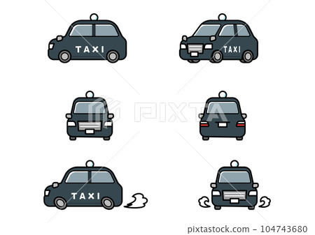 工作車/出租車插圖集 104743680