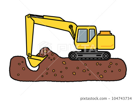 作業車/挖掘機 104743734
