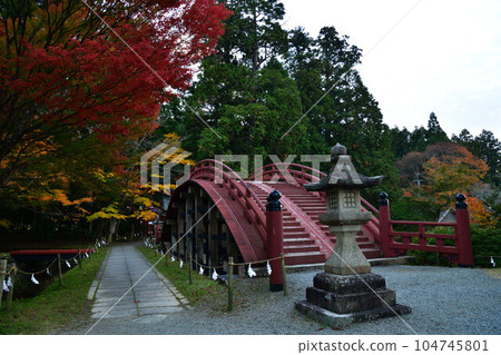 Nyutsuhime Shrine in autumn Nyutsuhime Shrine in autumn 104745801