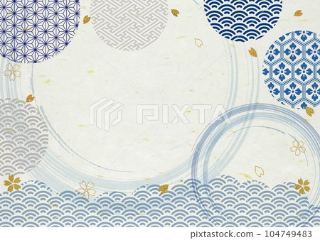 日本圖案畫筆圖案日本紙背景 1673 104749483