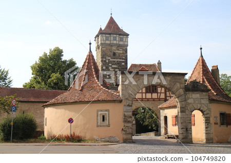 Germany Rothenburg Rader Gate (Summer) Germany Rothenburg Rader Gate (Summer) 104749820
