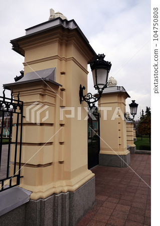Kiev, Ukraine November 1, 2019: The Mariinsky Palace after reconstruction is a monument of tsarism in Kiev 104750808