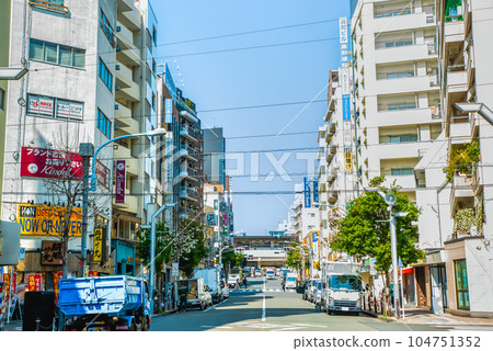 Tokyo cityscape Koenji station Tokyo cityscape Koenji station 104751352