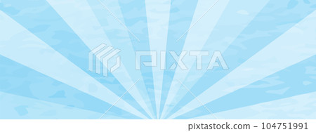 Cute watercolor-style concentration line horizontal horizontal wide banner Cute watercolor-style concentration line horizontal horizontal wide banner 104751991
