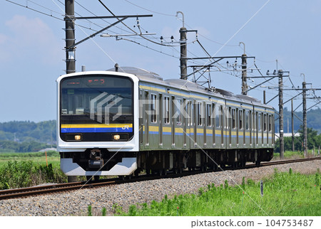 成田線 大東~神崎下沙 JR東日本 209系列 2100系列 C446 編組(幕張) 成田線 大東~神崎下沙 JR東日本 209系列 2100系列 C446 編組(幕張) 104753487