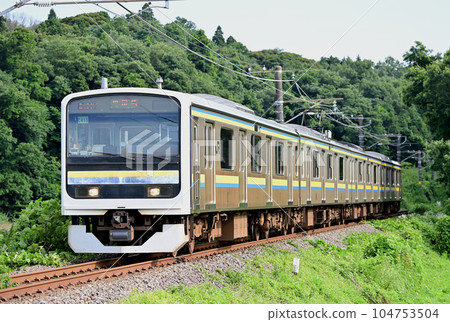 成田線 久住滑川 JR 東日本 209 系 2100 系 C413 編組（幕張） 104753504