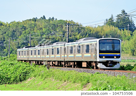 成田線 滑川久住 JR東日本 209系 2100系 C439編組（幕張） 104753506