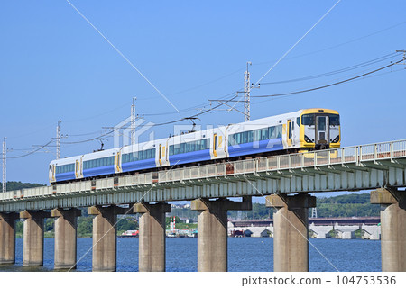 鹿島線 鹿島神宮～信方 JR東日本 E257系 2500系 NB-19編隊（幕張）莧梅祭 104753536