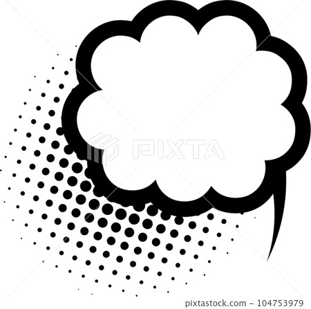 Pop art half tone polka dots speech bubble balloon icon sticker memo keyword planner text box banner, flat png transparent element design Pop art half tone polka dots speech bubble balloon icon sticker memo keyword planner text box banner, flat png transparent element design 104753979