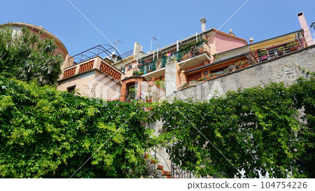 Nervi is a former fishing village now a seaside resort of Genoa in Liguria region of Italy 104754226