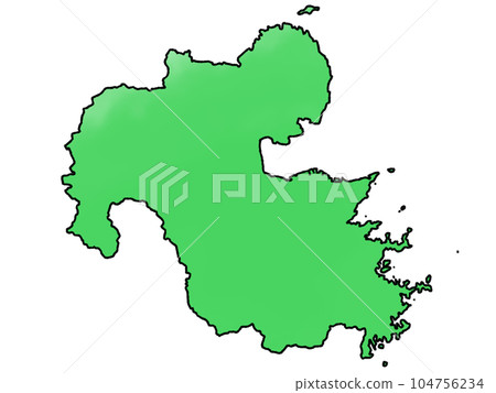 稍微寬鬆的大分縣地圖 104756234