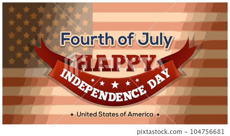 Independence Day card design. Fourth of July Independence Day card design. Fourth of July 104756681