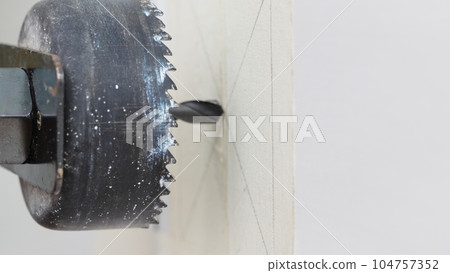 core drill for sockets and holes of large diameters 104757352