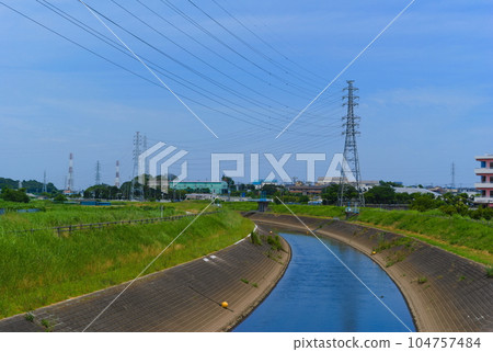 Scenery of Maegasaki, Nagareyama City, Chiba Prefecture, July 2023 104757484