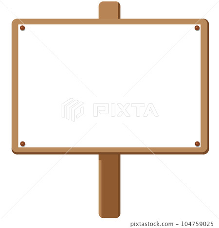 木標誌的跡象 104759025