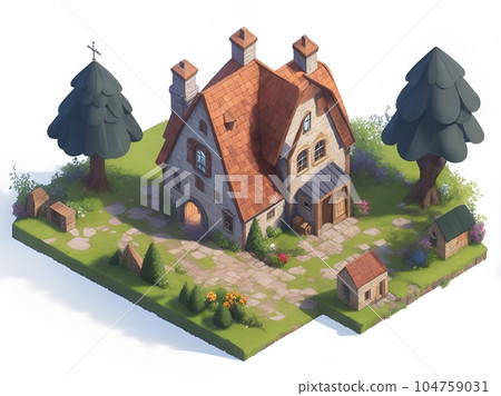 Game house [AI-generated image] 104759031