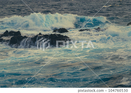 rough seas and reefs 104760530