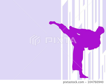 受空手道啟發的插圖 104760940