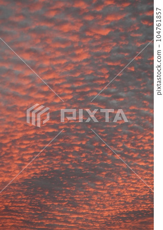 長野縣羽科郡坂木町中之條的天空中出現的神聖夕陽 長野縣羽科郡坂木町中之條的天空中出現的神聖夕陽 104761857