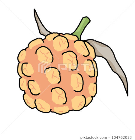 Illustration of tardine fruit 104762053