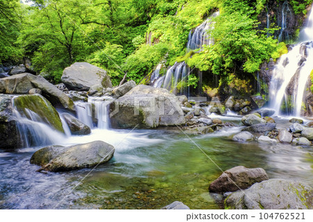 Fresh green Kawamata River Valley 2 Fresh green Kawamata River Valley 2 104762521