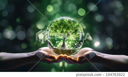 手拿木頭水晶的圖片 手拿木頭水晶的圖片 104763022