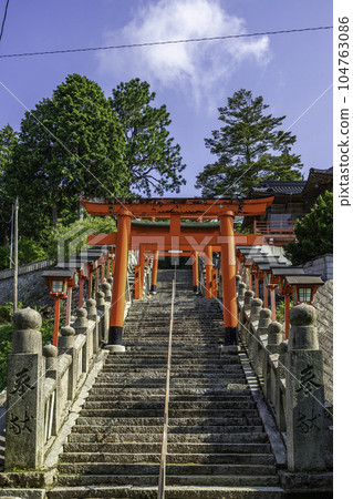 廣島縣三原市 翡翠井野神社鳥居 104763086