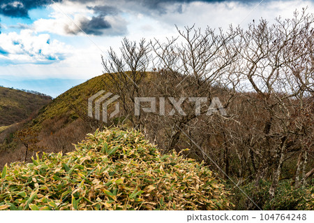 Mt. Nagi: The peak of late autumn seen from the ridgeline and traversing course 2 Nagi-cho, Katsuta-gun, Okayama Prefecture Chizu-cho, Yazu-gun, Tottori Prefecture Mt. Nagi: The peak of late autumn seen from the ridgeline and traversing course 2 Nagi-cho, Katsuta-gun, Okayama Prefecture Chizu-cho, Yazu-gun, Tottori Prefecture 104764248