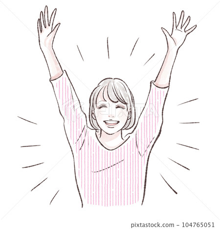 女性插畫素材 女性插畫素材 104765051