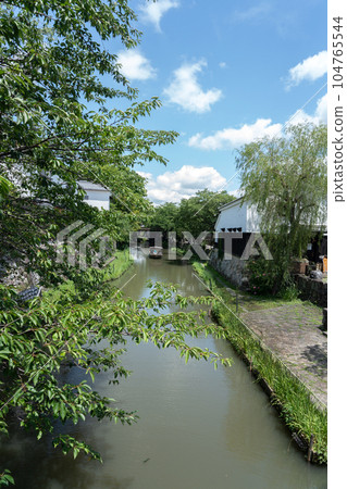 Scenery of Hachimanbori in summer 104765544