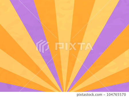 Cute watercolor style concentration line Halloween background banner horizontal horizontal 104765570