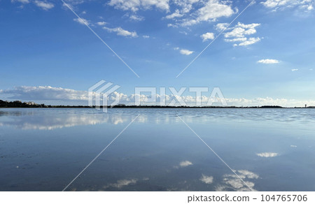 Calm Larnaca Salt Lake (Cyprus) Calm Larnaca Salt Lake (Cyprus) 104765706