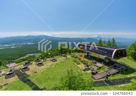 Kiyosato Terrace in summer Views from an altitude of 1900m accessible by lift 104766043