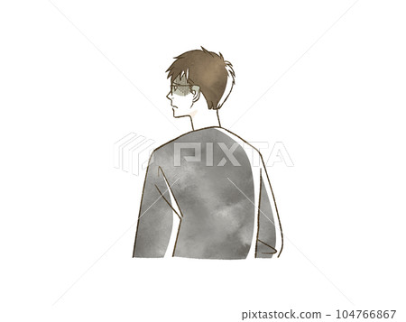 Shocked man 104766867