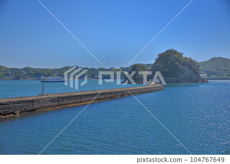 Ferry connecting Izu Peninsula/Minamiizu/Shimoda Port with Toshima, Niijima, Shikinejima, and Kozu Azeria Island/Shimoda City, Shizuoka Prefecture(3) 104767649