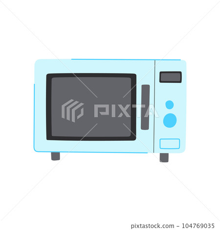 equipment microwave oven cartoon vector illustration 104769035