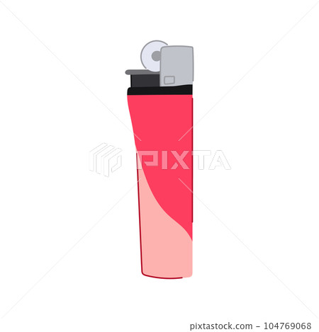 object lighter fire cartoon vector illustration 104769068