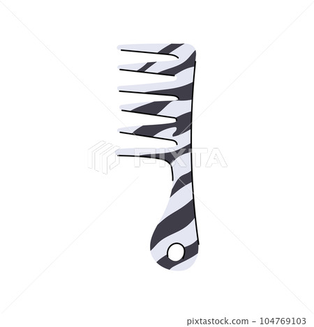 care hair brush cartoon vector illustration 104769103