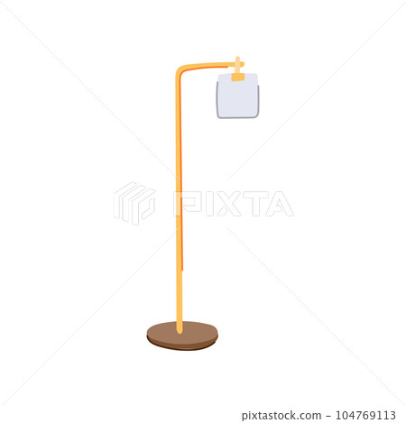 decor floor lamp cartoon vector illustration 104769113