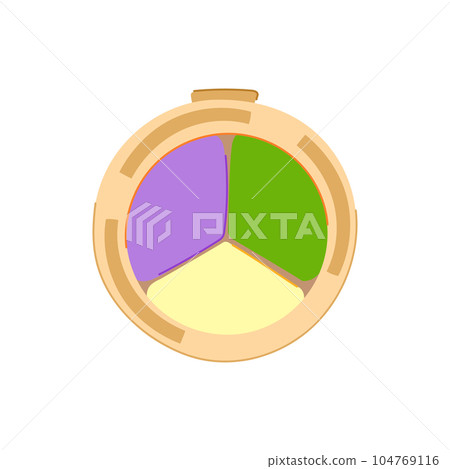 color eyeshadow face cartoon vector illustration color eyeshadow face cartoon vector illustration 104769116